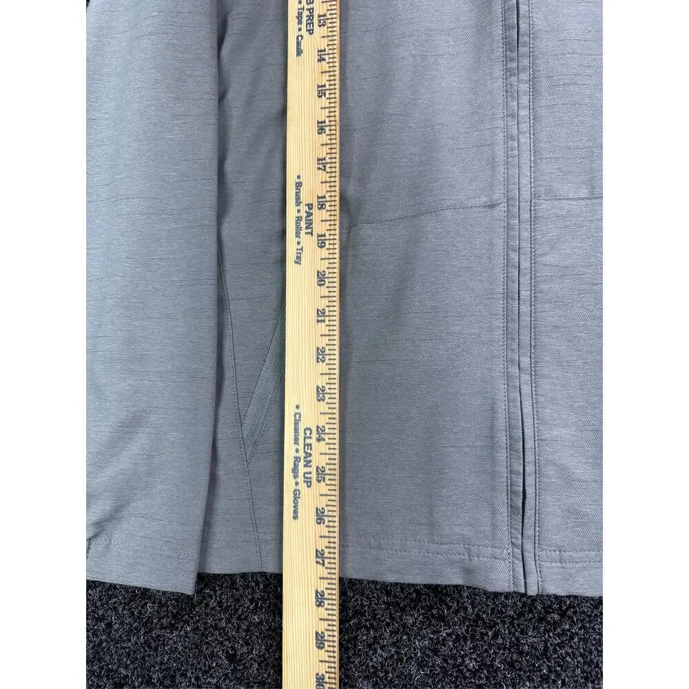 TravisMathew Valley View Full Zip Golf Jacket Heather Grey Men's Size Medium